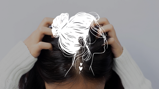 How can you reduce head dandruff?