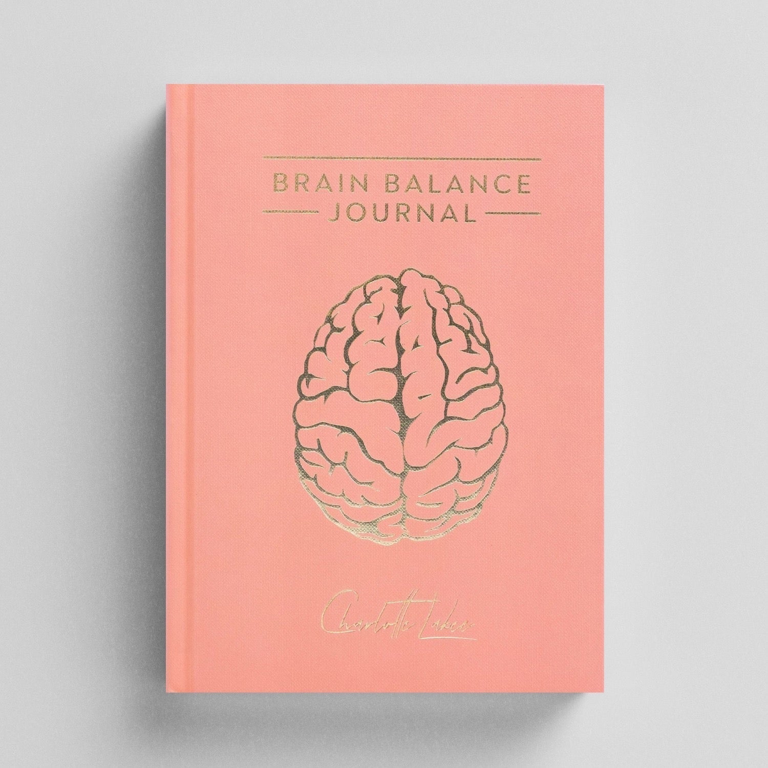 Brain Balance Journal - Light Orange Charlotte Labee